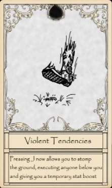 Violent Tendencies Card Bridger Western