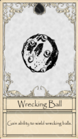 Wrecking Ball Card Bridger Western
