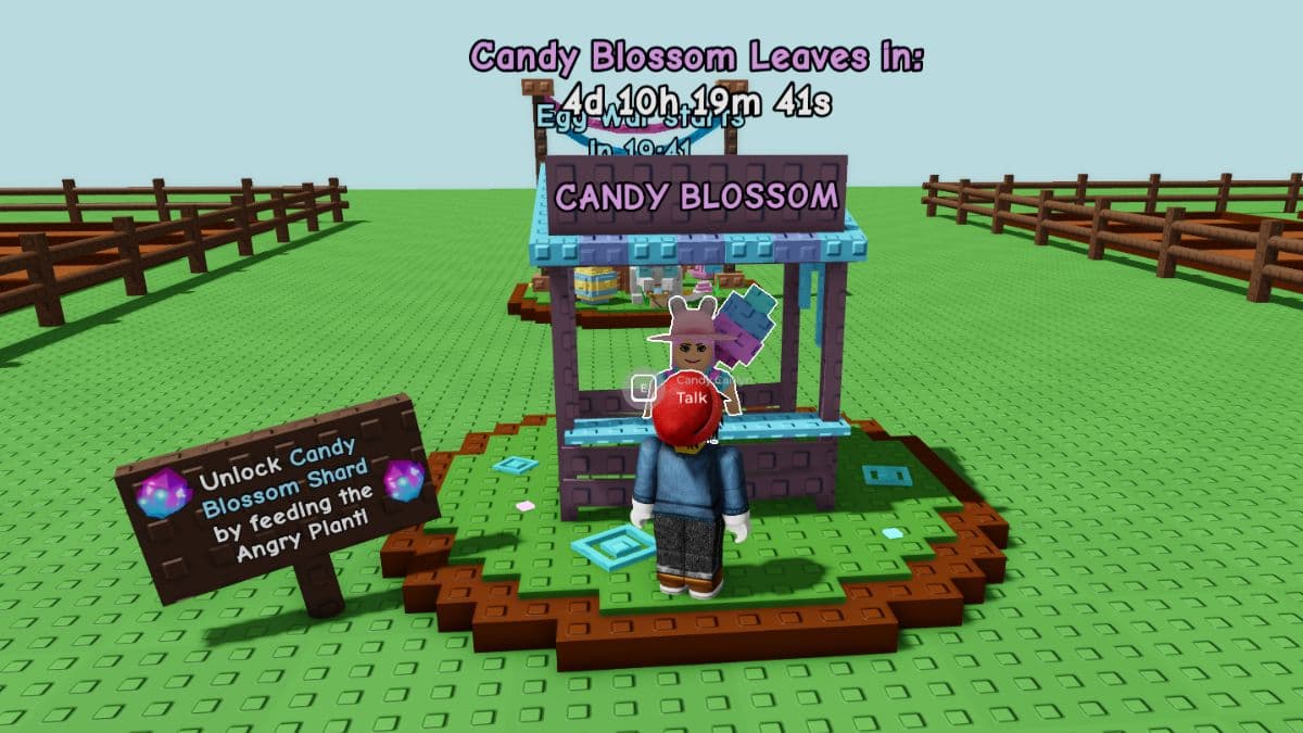 Candy Blossom in Grow a Garden Easter Event Finale