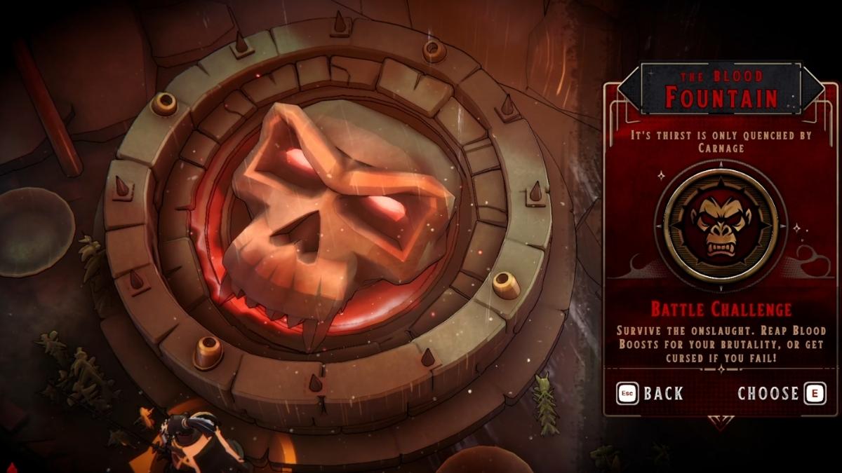 Blood Fountain Challenge in Cursed Blood