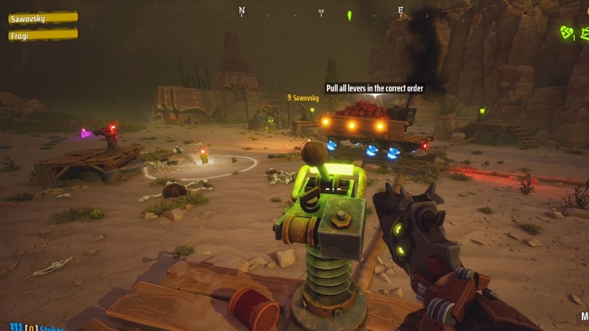 Objective on a Far Far West map