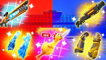 Fortnite SUPER RED VS BLUE promo image