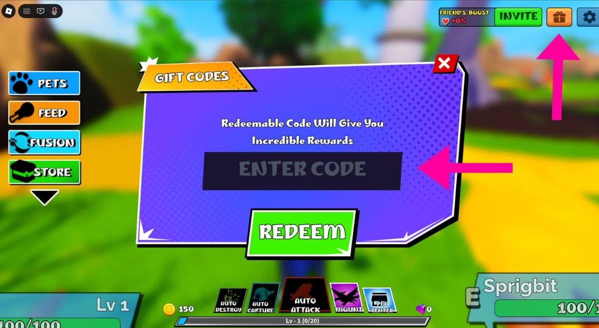 How to Redeem Codes in Battle Pets