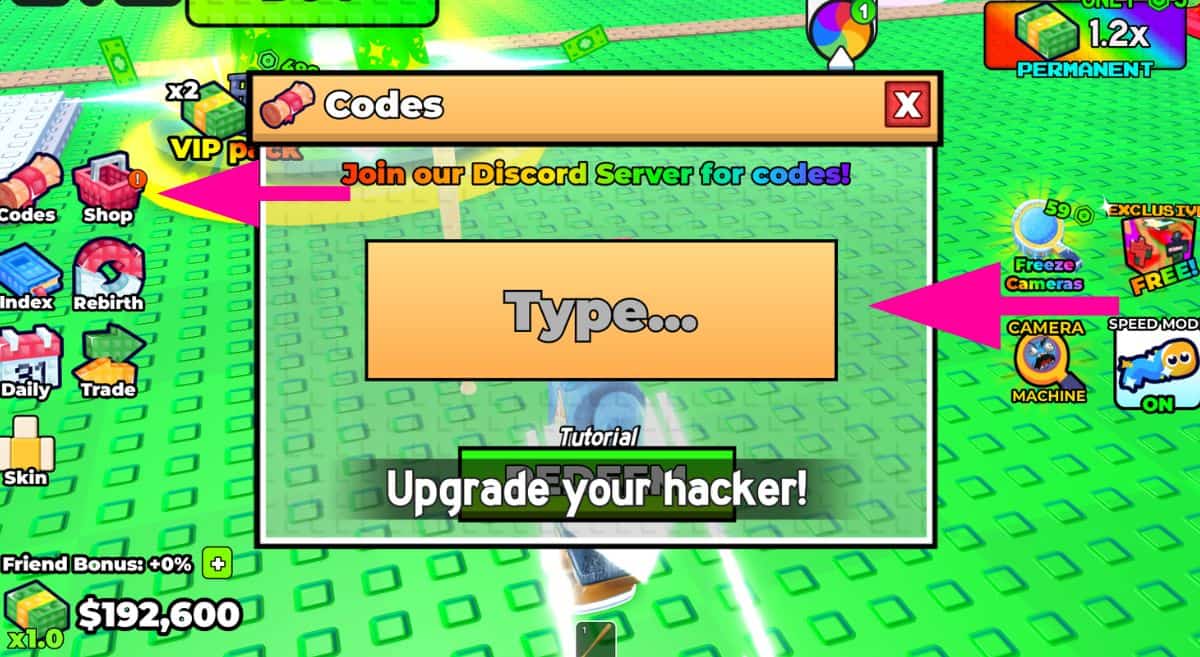 How to Redeem Codes in Don't Get Caught For Hackers