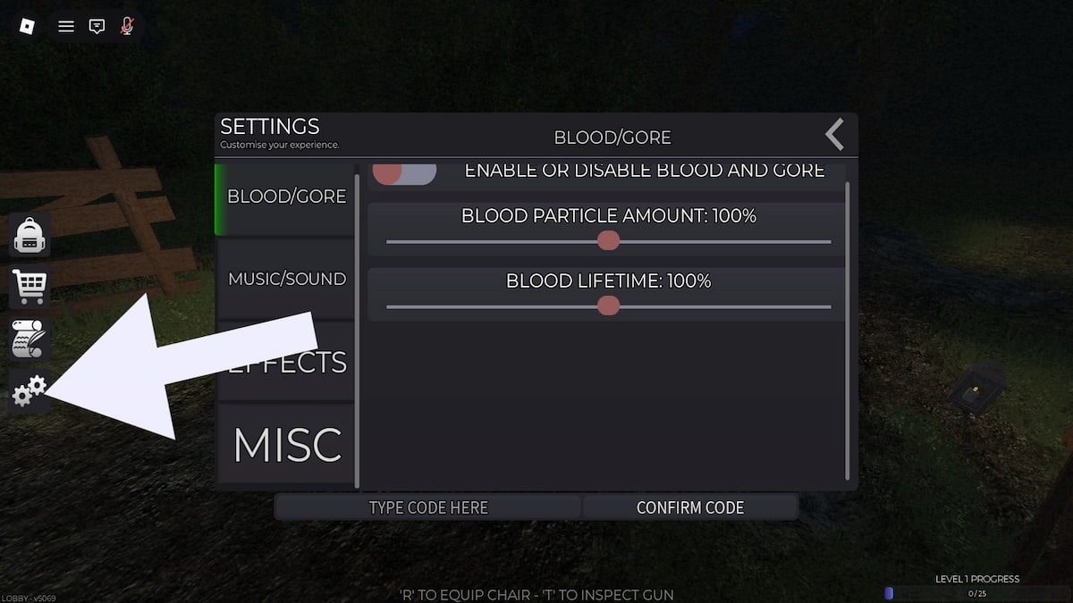 How to redeem codes in Death in the Box