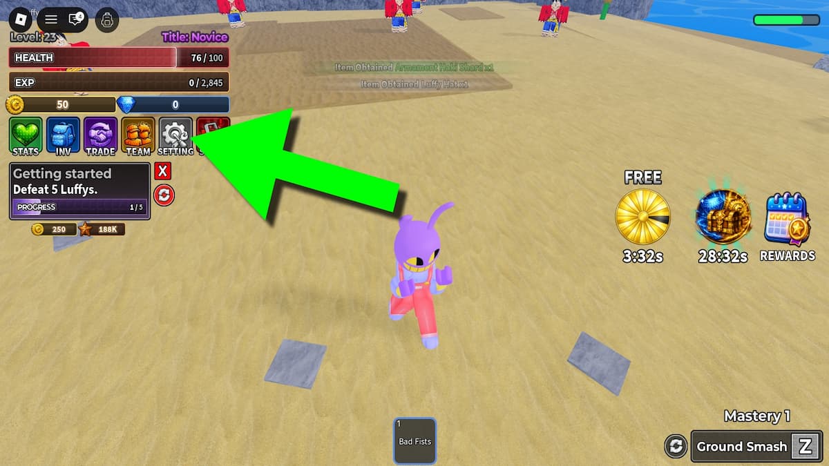 How to redeem Pirate Piece codes.