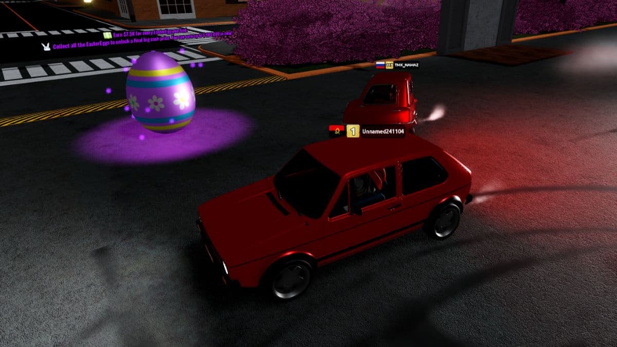 Easter Egg #1 in Realistic Car Driving