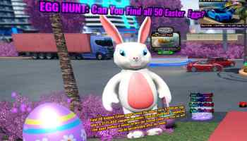 Realistic Car Driving Easter Egg Hunt