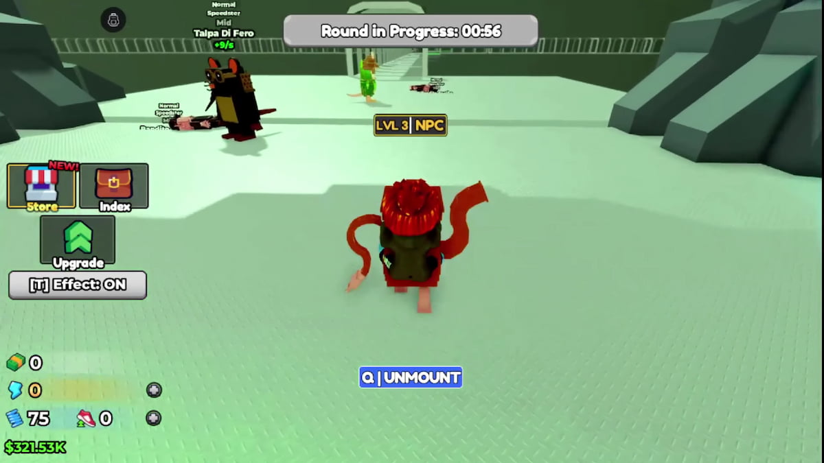 Screenshot from the Ride Brainrots for Brainrots trailer.