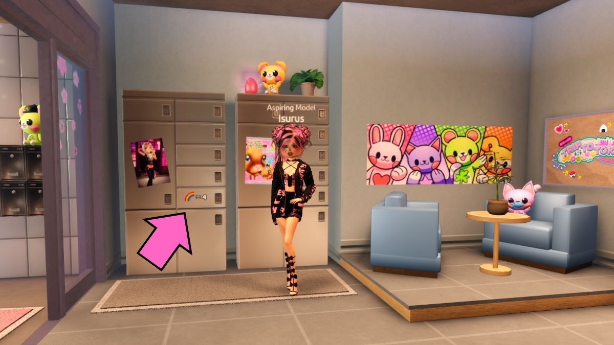 Lana's lobby emoji location