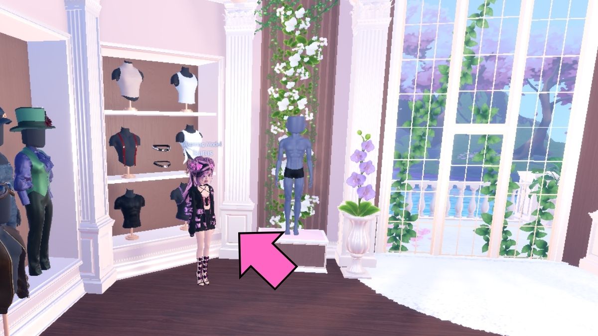 Dress to Impress Lobby emoji location