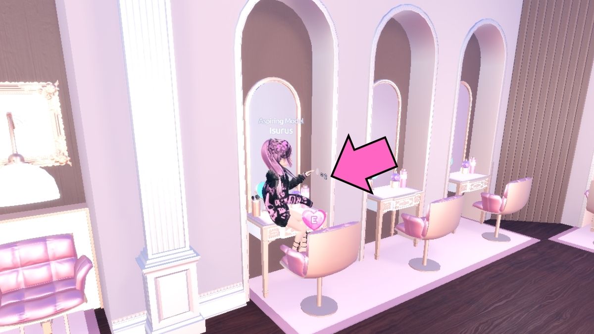 Lana's Salon emoji location