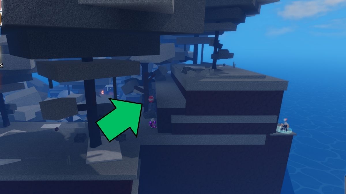 Hidden egg on Snow Island