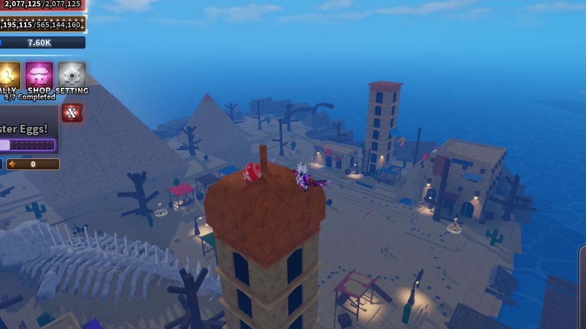 Egg location in Sailor Piece