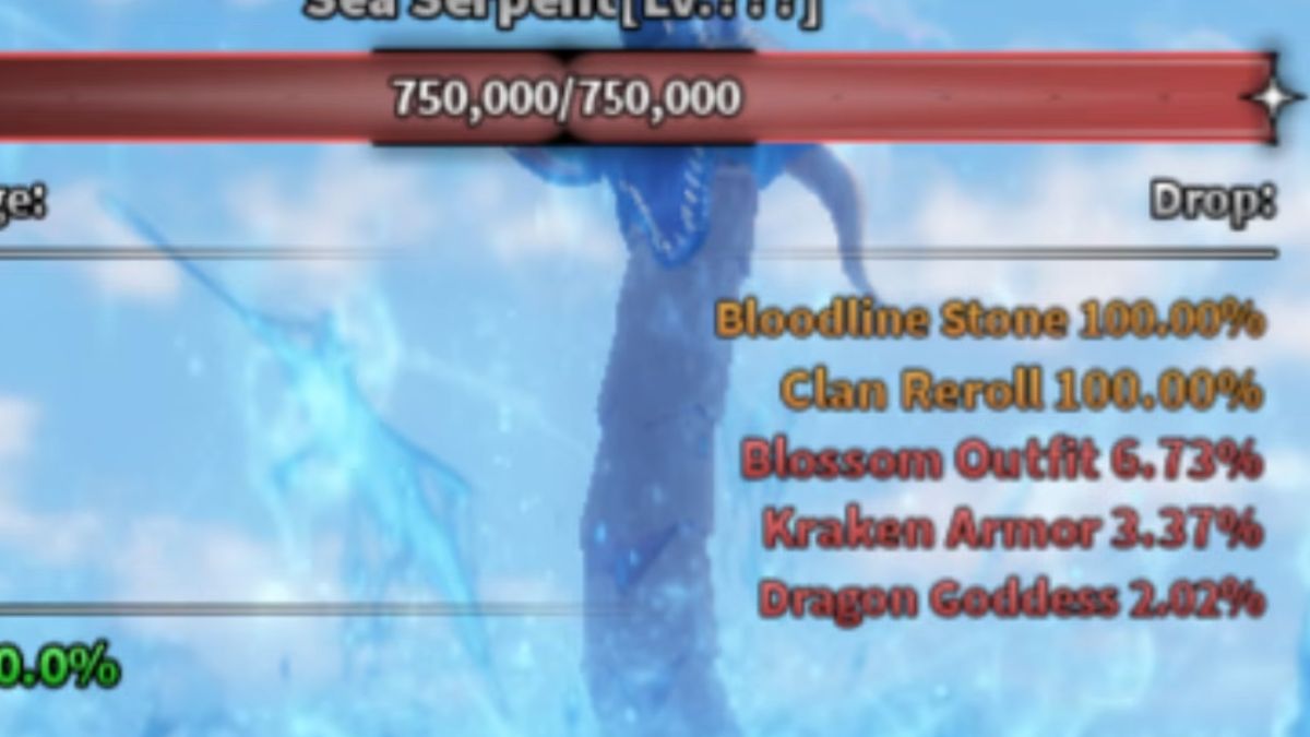 Sea Beast Drops Sailor Piece