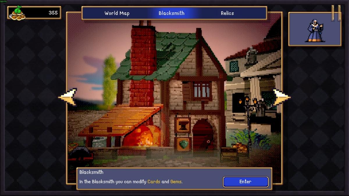 Blacksmith building in Vampire Crawlers village