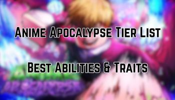 Anime Apocalypse Tier List