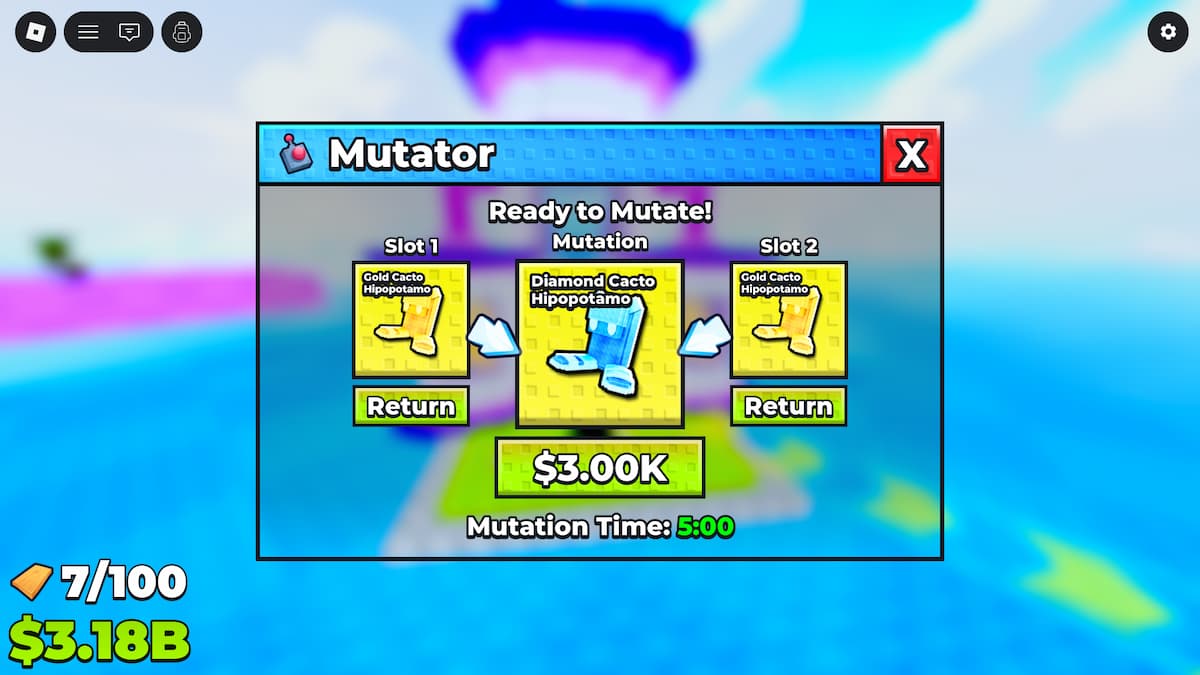 Build Bridge to Brainrots Mutator Machine
