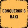 Conquerors Haki game image