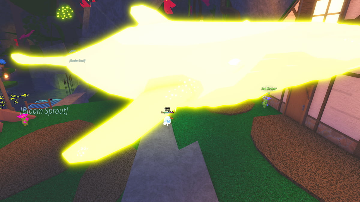 A Humpback Whale with the Blessed Mutation in Fisch
