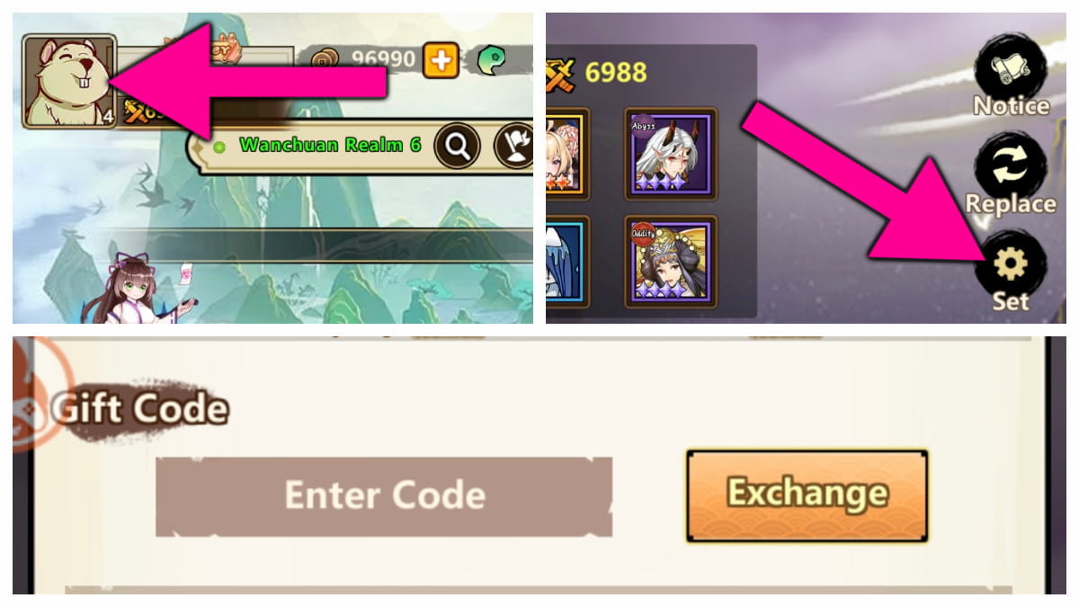How to redeem Samsara Valley codes.