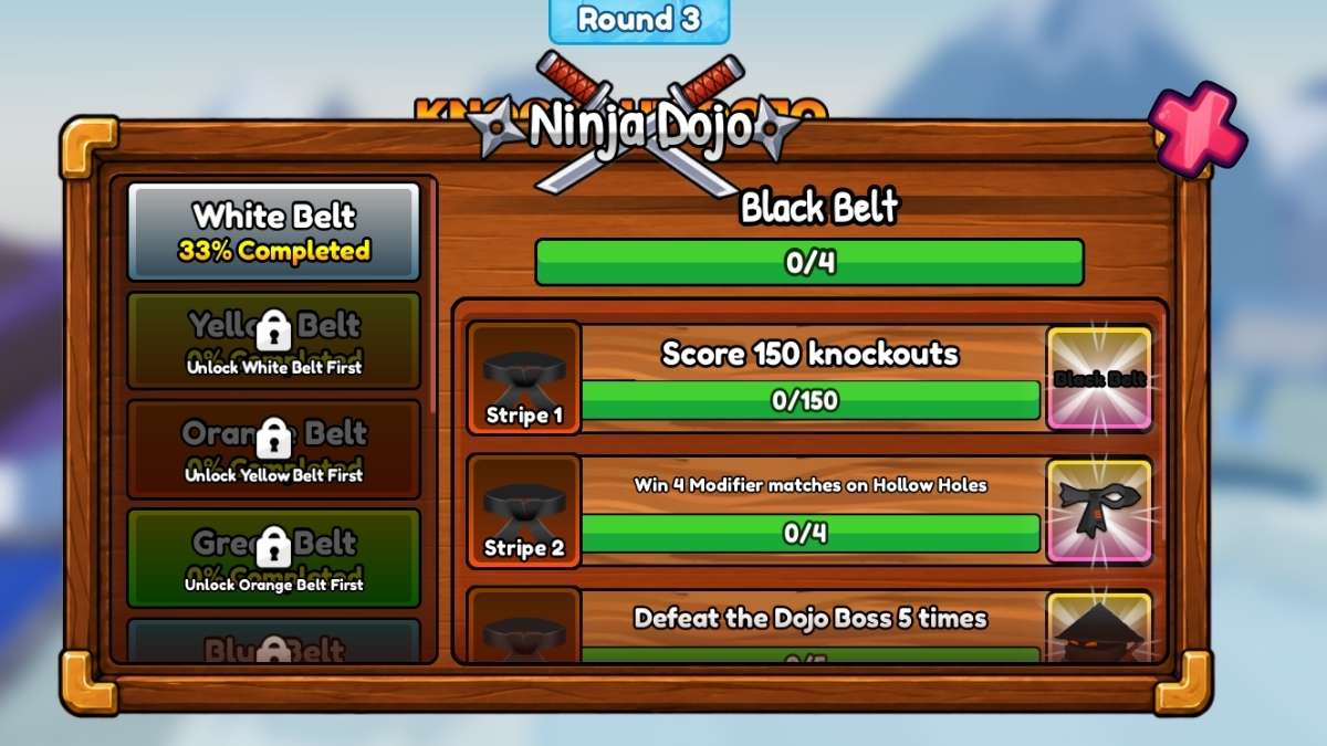Dojo Event Rewards