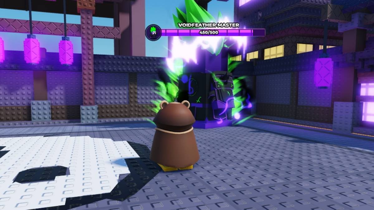 Voidfeather Master Boss in Dojo Event of Knockout Roblox