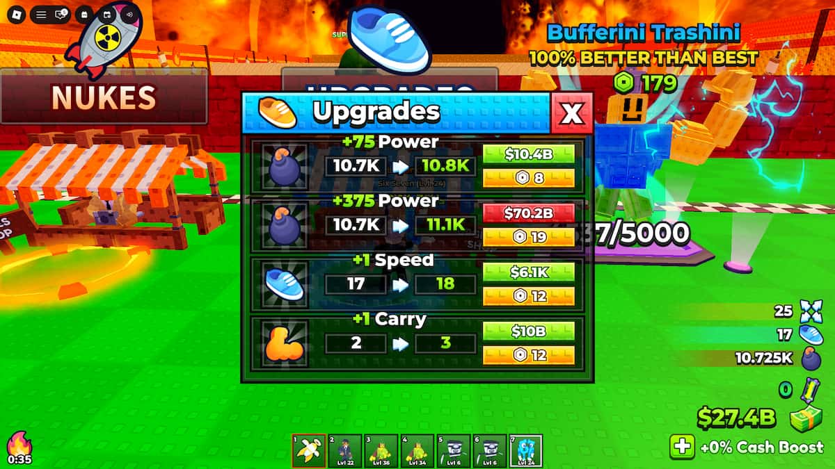 Nuke for Brainrot Upgrades