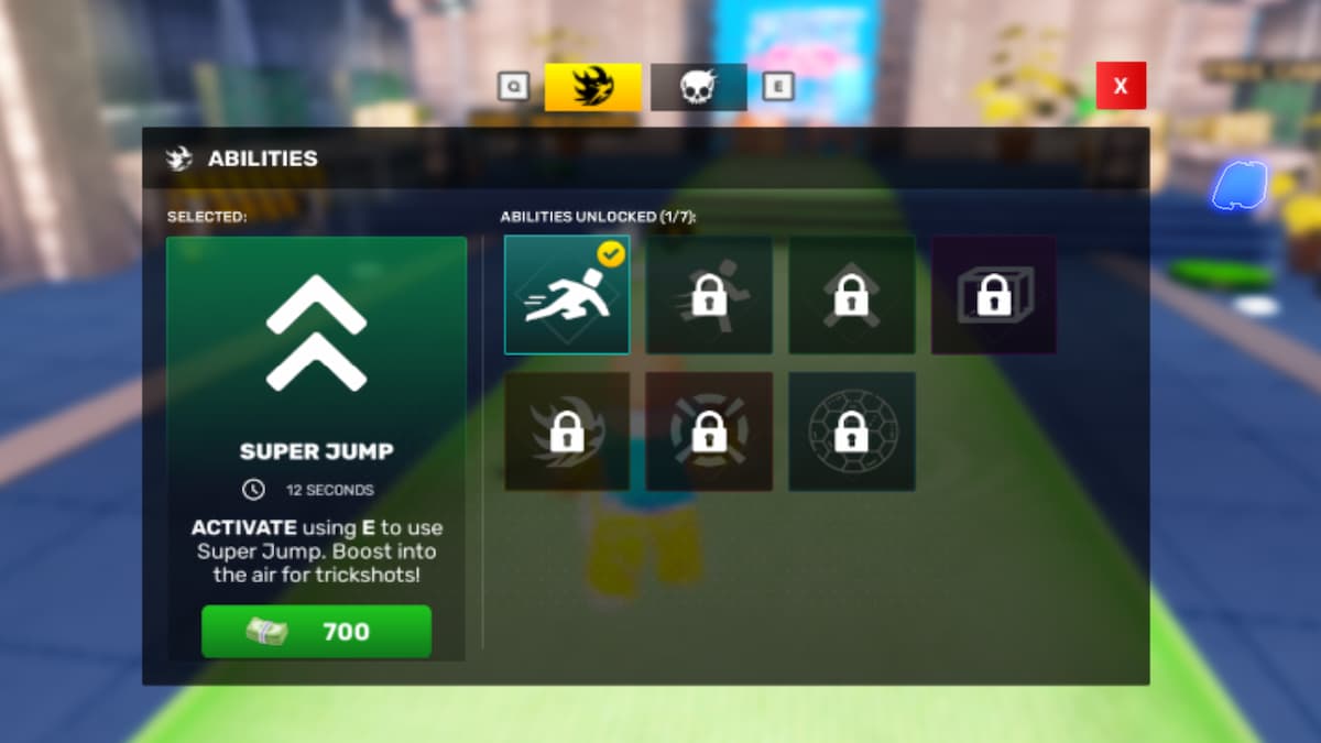 The Ability Menu in SNIPE