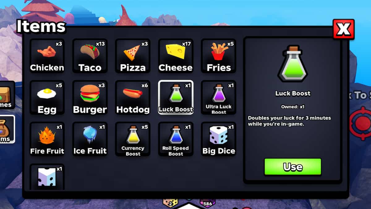 The Luck Potions in Slime RNG