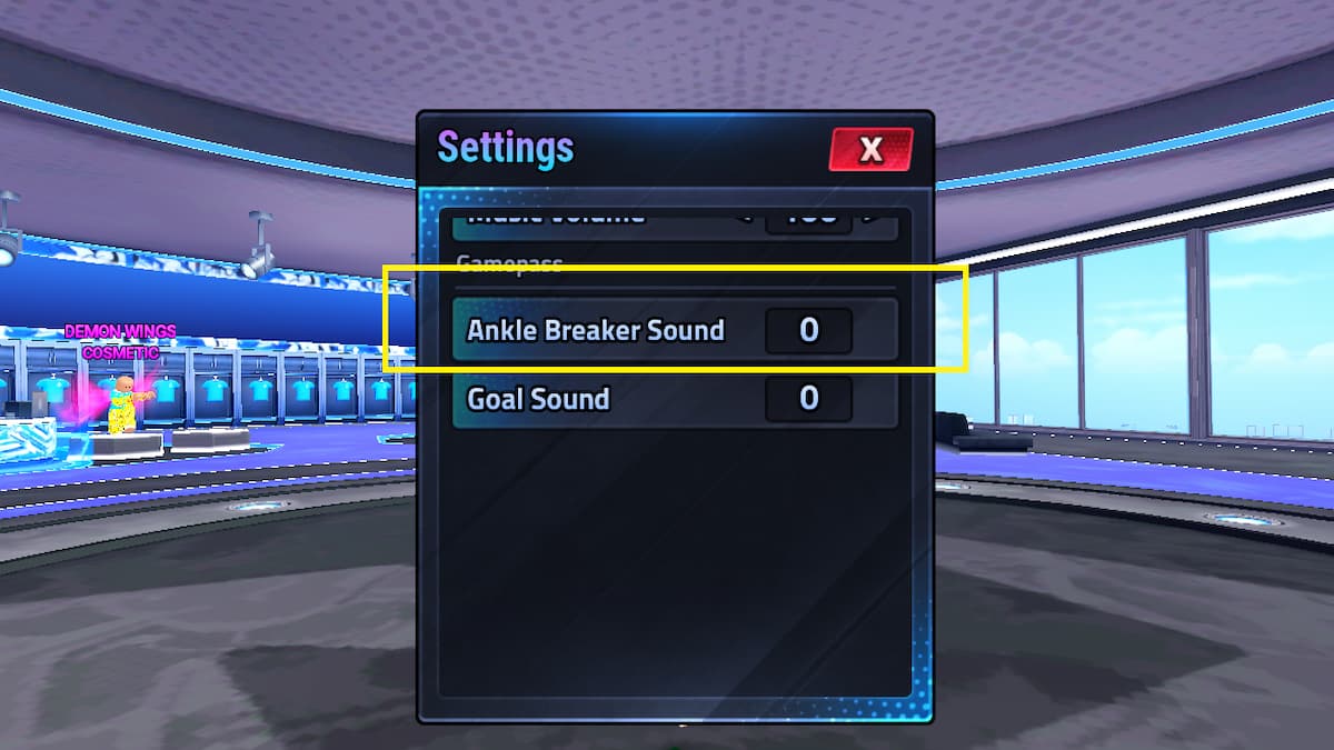 The Ankle Break Sound Menu