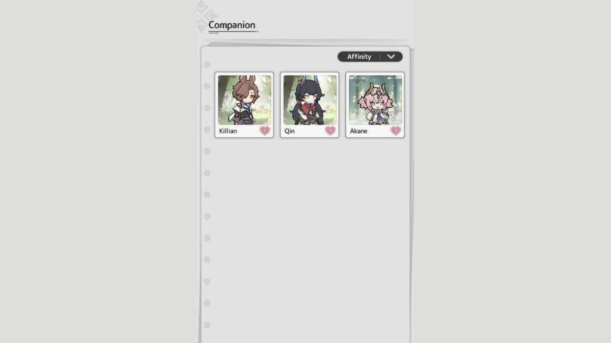 Three companions in Sword X Staff