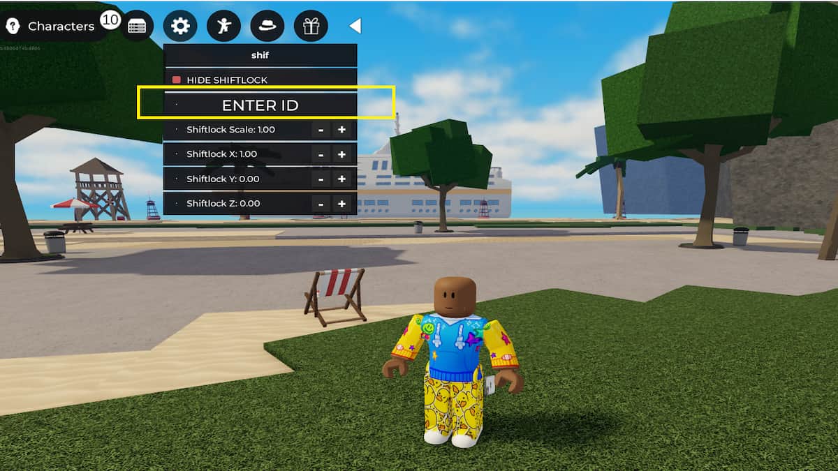 the settings menu opened in the strongest battlegrounds