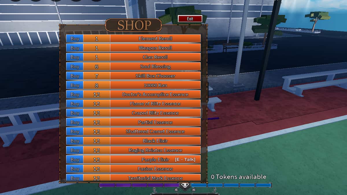The Compensation Shop in Type Soul