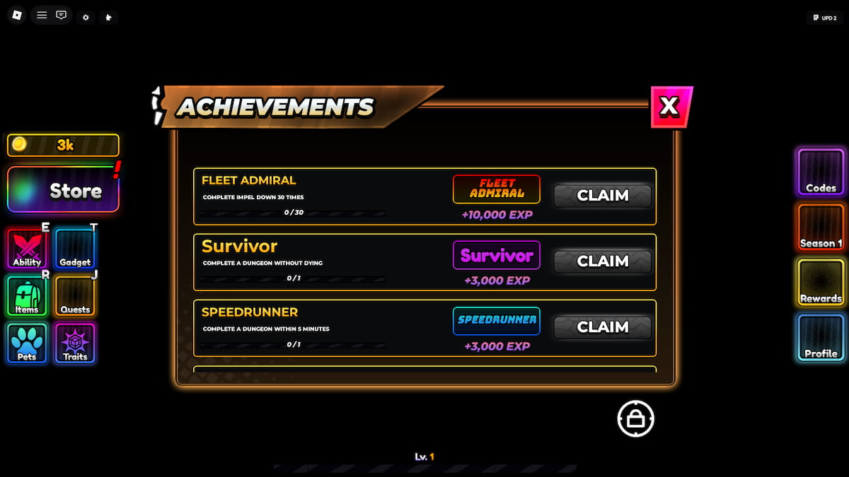 Unlock Titles in Anime Apocalypse