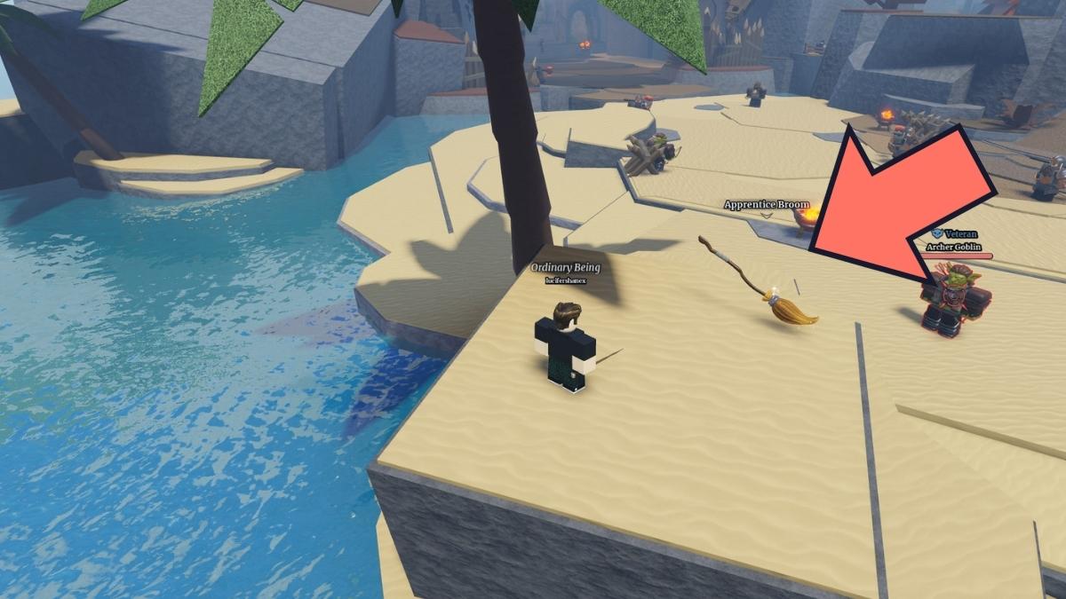 Apprentice Broom Location in Wizard Alchemy