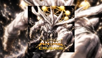 Anime Card Crusade Codes promotional image taken from the Roblox game page.