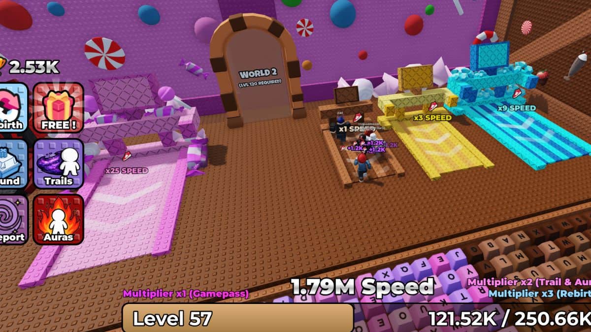Treadmill for Speed Farming in +1 speed keyboard escape