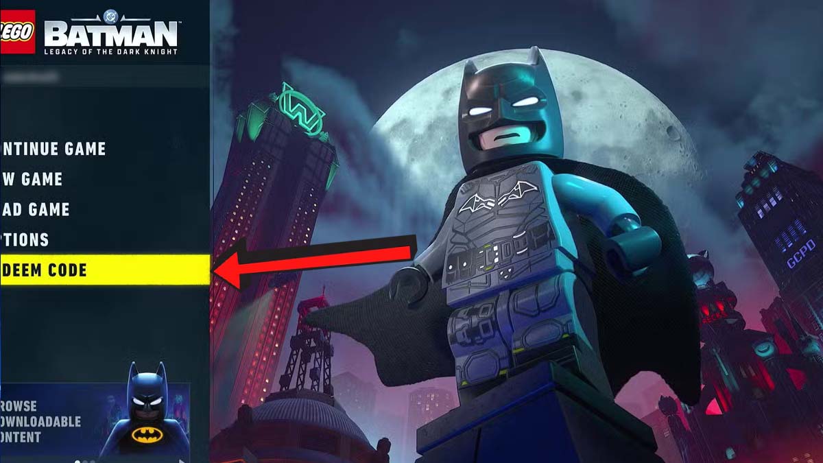 How To Redeem LEGO Batman Legacy of the Dark Knight Codes