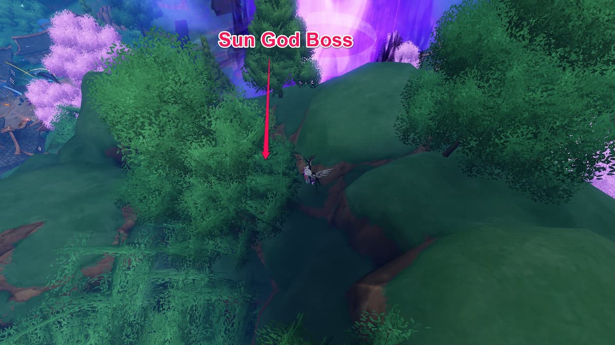 image showing Blood Flower location on Slayer Island Sea 2