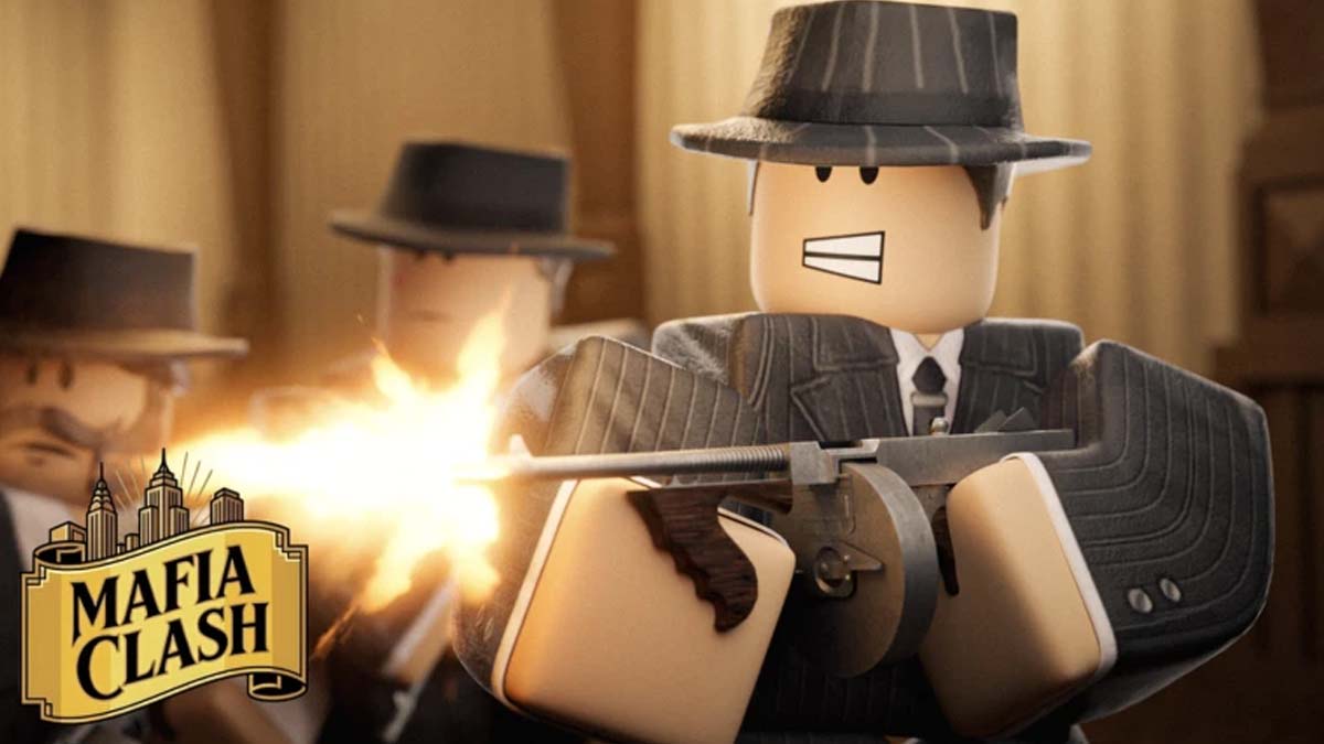 Mafia Clash promotional image taken from the Roblox game page.