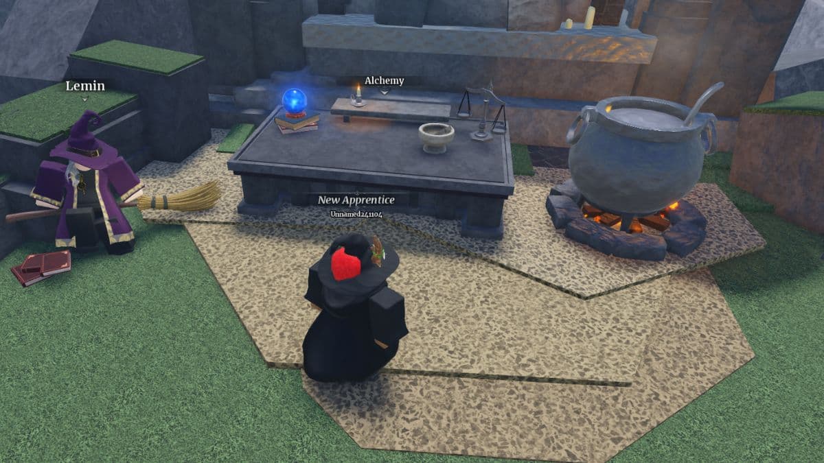 Potion Brewing Station in Wizard Alchemy