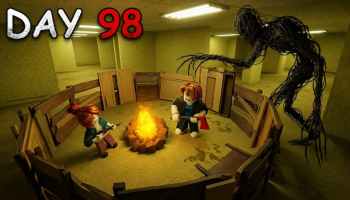 Roblox Survive the Backrooms promotional image taken from the Roblox game page.