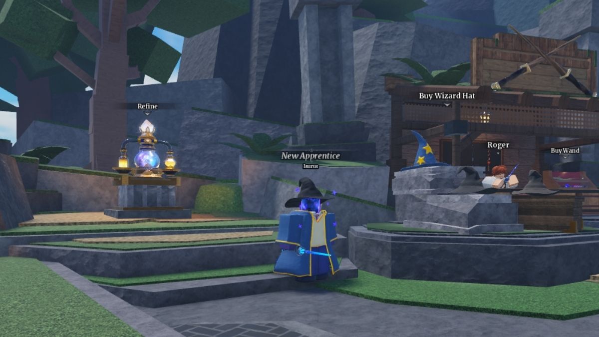 Wizard Alchemy Item shop and the place where you upgrade Potions