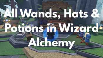 Wizard Alchemy All Wands, Hats and Potions