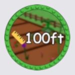 Grow a Garden 2 100ft plant badge