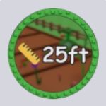Grow a Garden 2 25ft plant badge