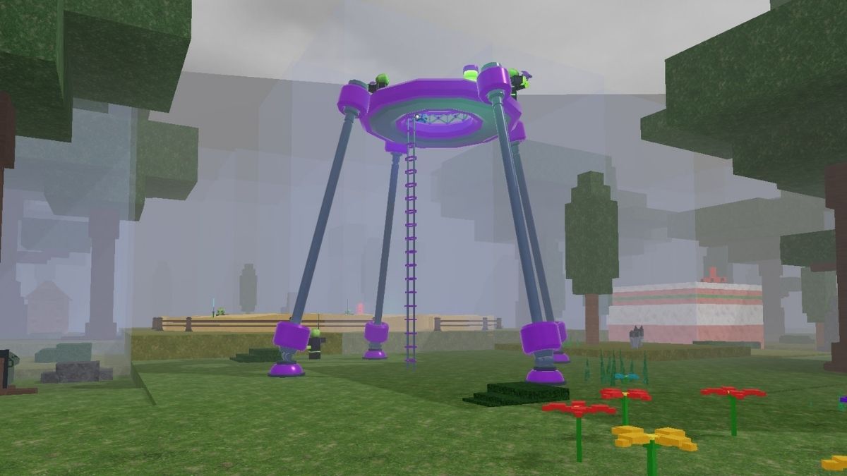 An Alien Outpost in 99 nights in the forest