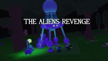 Alien's Revenge event cutscene in 99 nights in the forest