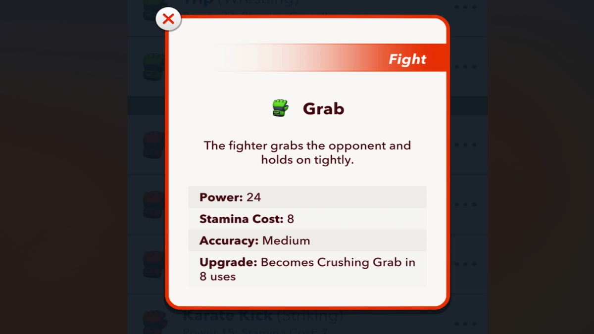 An Upgrade move in BitLife